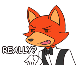 Butler Foxo sticker #12017991