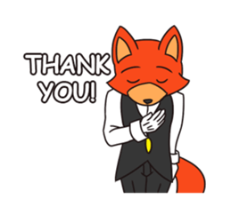 Butler Foxo sticker #12017993