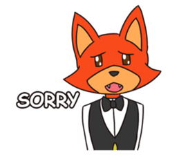 Butler Foxo sticker #12017994