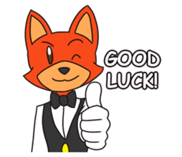 Butler Foxo sticker #12017996