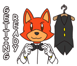 Butler Foxo sticker #12017998