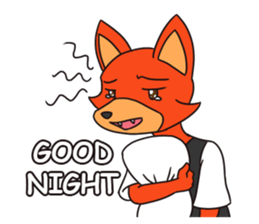 Butler Foxo sticker #12018001