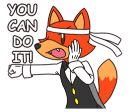 Butler Foxo sticker #12018002