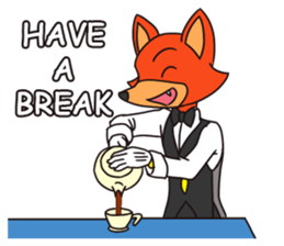 Butler Foxo sticker #12018004