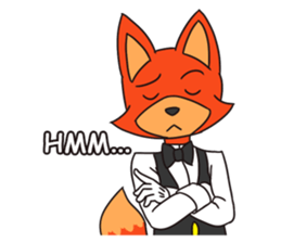 Butler Foxo sticker #12018006