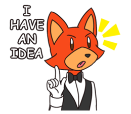 Butler Foxo sticker #12018007