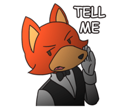 Butler Foxo sticker #12018008