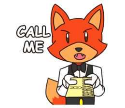 Butler Foxo sticker #12018009