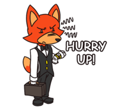 Butler Foxo sticker #12018011