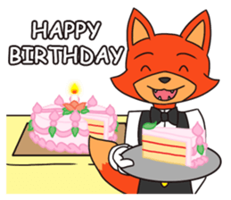 Butler Foxo sticker #12018012