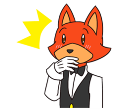 Butler Foxo sticker #12018014