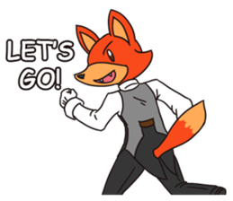 Butler Foxo sticker #12018017