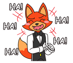 Butler Foxo sticker #12018018