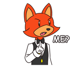 Butler Foxo sticker #12018019
