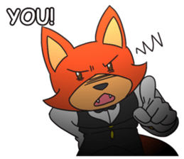 Butler Foxo sticker #12018020