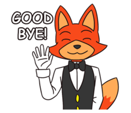 Butler Foxo sticker #12018021