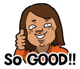 Crazy Unpleasant Lady Sticker sticker #12019207