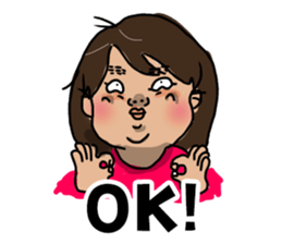 Crazy Unpleasant Lady Sticker sticker #12019209