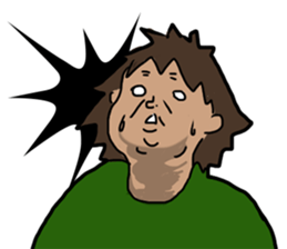 Crazy Unpleasant Lady Sticker sticker #12019217