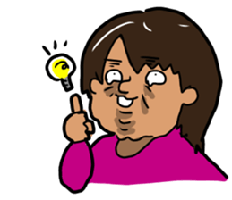 Crazy Unpleasant Lady Sticker sticker #12019222
