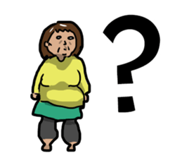 Crazy Unpleasant Lady Sticker sticker #12019228