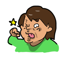 Crazy Unpleasant Lady Sticker sticker #12019233