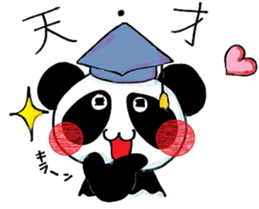 cute panda and pig sticker #12019713