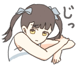 twin-tail girl sticker #12020218