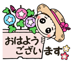 Hawaiian Girl ocyame of summer 1 sticker #12020471