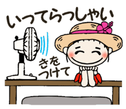 Hawaiian Girl ocyame of summer 1 sticker #12020487