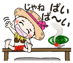 Hawaiian Girl ocyame of summer 1 sticker #12020508