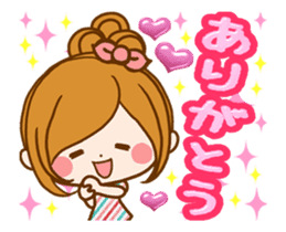 Leisurely a girlfriend animation sticker sticker #12022240