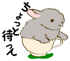 Everyday with the rabbits sticker #12022334