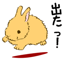 Everyday with the rabbits sticker #12022335