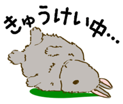 Everyday with the rabbits sticker #12022339