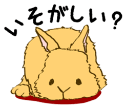 Everyday with the rabbits sticker #12022340