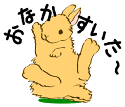 Everyday with the rabbits sticker #12022346