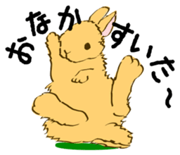 Everyday with the rabbits sticker #12022346