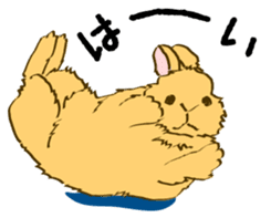 Everyday with the rabbits sticker #12022353