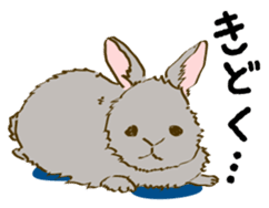 Everyday with the rabbits sticker #12022357