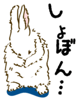 Everyday with the rabbits sticker #12022361