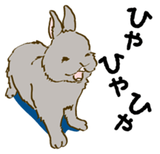 Everyday with the rabbits sticker #12022363