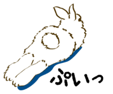 Everyday with the rabbits sticker #12022364