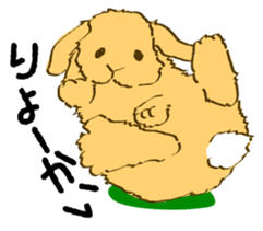 Everyday with the rabbits sticker #12022368