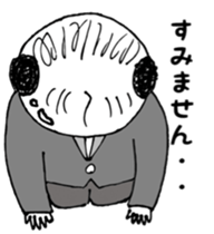 Mr. Yassan goes. sticker #12022622