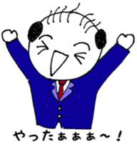 Mr. Yassan goes. sticker #12022632