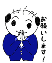 Mr. Yassan goes. sticker #12022639