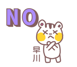 name Sticker for Hayakawa sticker #12022963