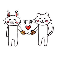 shiro usagi-san and shiro nezumi-san