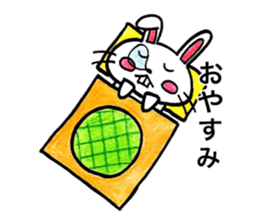 shiro usagi-san and shiro nezumi-san sticker #12022975